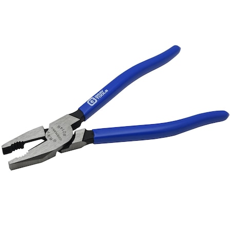 Gray Tools 8" Lineman's Combination Plier, With Cutter B214B